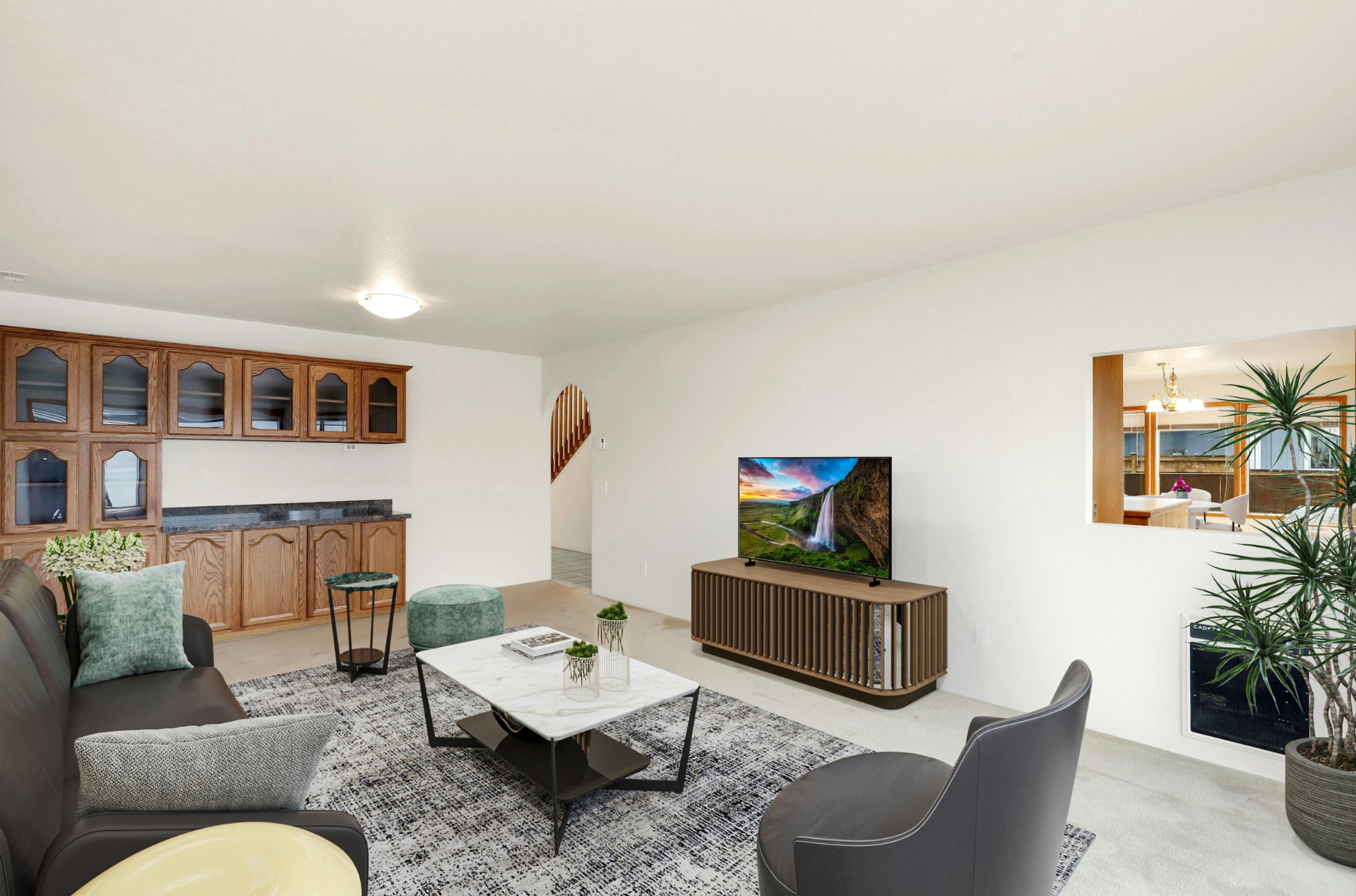 Bespoke Wall Paneling and Media Unit Integration